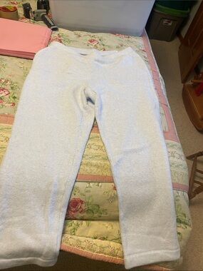 Women’s Light Blue Cozy Fleece Bottoms